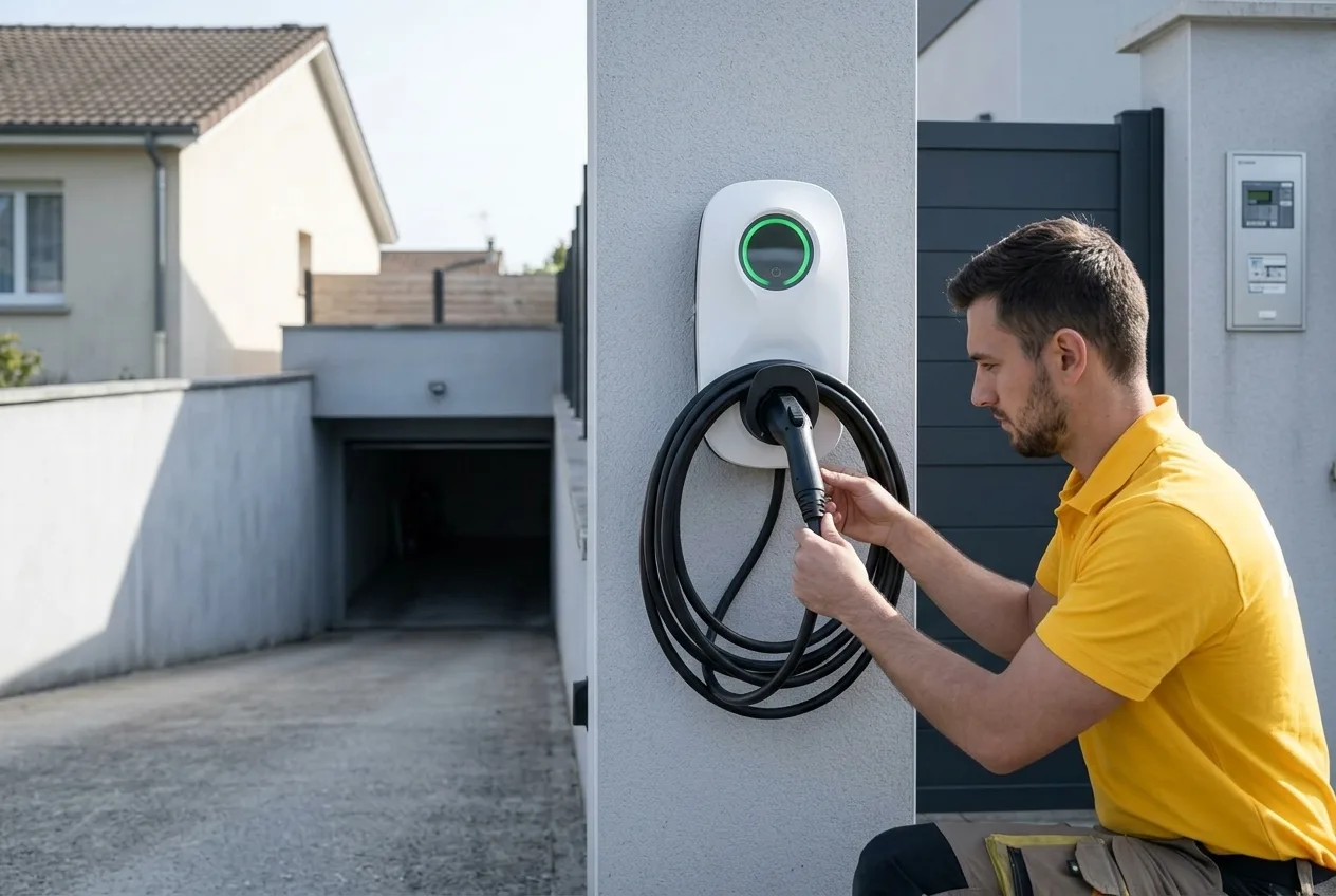Borne de recharge murale 7,4 kW